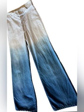 Vintage 70s Bell Bottom Ombre Jeans